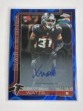 2025 Topps Chrome Football Xavier Watts RA-XW Rookie Auto Falcons Insert 148/150