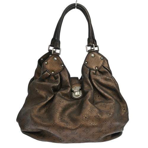 Best06 Louis Vuitton Brown Mahina L Shoulder Bag M95718 M95766 NQ10003