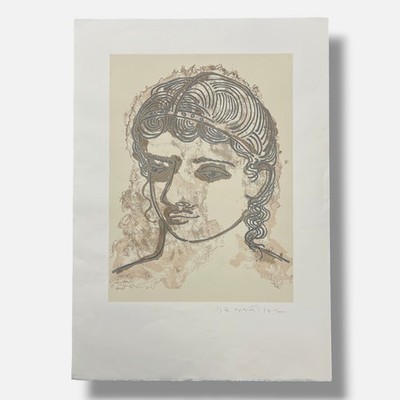 Joan Bennàssar ''Norma'' 2001 Limited Signed Wall Art Print, 105 x 75 cm