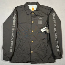 Call Of Duty Jacket Mens Small COD Black Ops 4 Windbreaker Supra Skate New