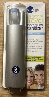 **NEW SEALED** Vio Light Travel Personal Toothbrush Sanitizer Germicidal UV