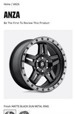 Fuel Off-road Matte Black Wheelsrims Set Of 4 6 Lug Deep Dish Style