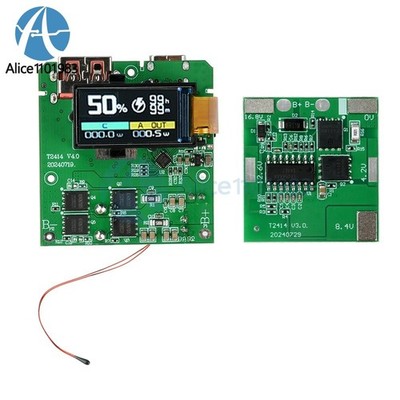 PD 100W   Color Screen Fast Charging Module Power Bank Mainboard Protection #vn