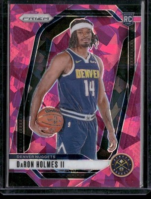 2024-25 Panini Prizm #235 DaRon Holmes II Prizms Pink Ice