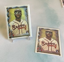 Michael Harris II 2023 Topps Allen & Ginter #12 Silver Portrait & Base Rookie