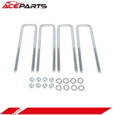 For Chevy Gmc Sierra 88-19 Square U-bolts 2.5 Wide Leaf Springs 12.5 Extended For Chevy Gmc Sierra 88-19 Square U-bolts 2.5 Wide Leaf Springs 12.5 Extended