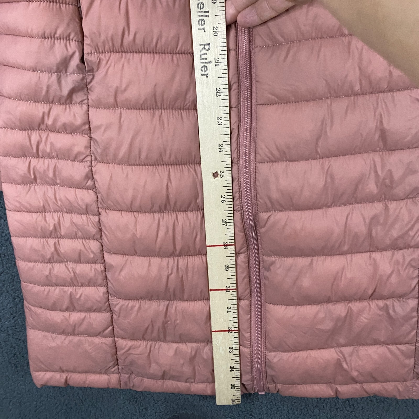 Love Tree Ultra Light Parka Womens Large Puffer Hooded Insulated Winter Long