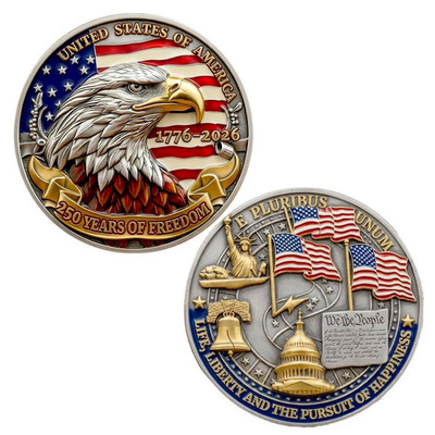 United States 250 Anniversary Challenge Coin Commemorative US 1-pc