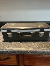Vintage Double Buckled 8 Track Case 24 Slot With 16 8 Track Tapes