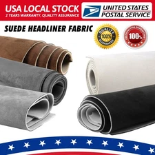 3mm Thick Suede Headliner Fabric Foam Back Auto Roof Repair Upholstery Material