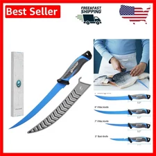 9 Inch Lightweight Fishing Fillet Knife - Corrosion Resistant & Non-Slip Handle