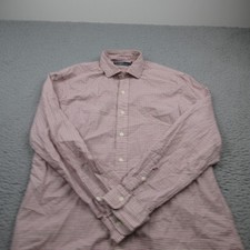 Polo Ralph Lauren Shirt Mens Large Red Check Plaid Long Sleeve Button Up Pony