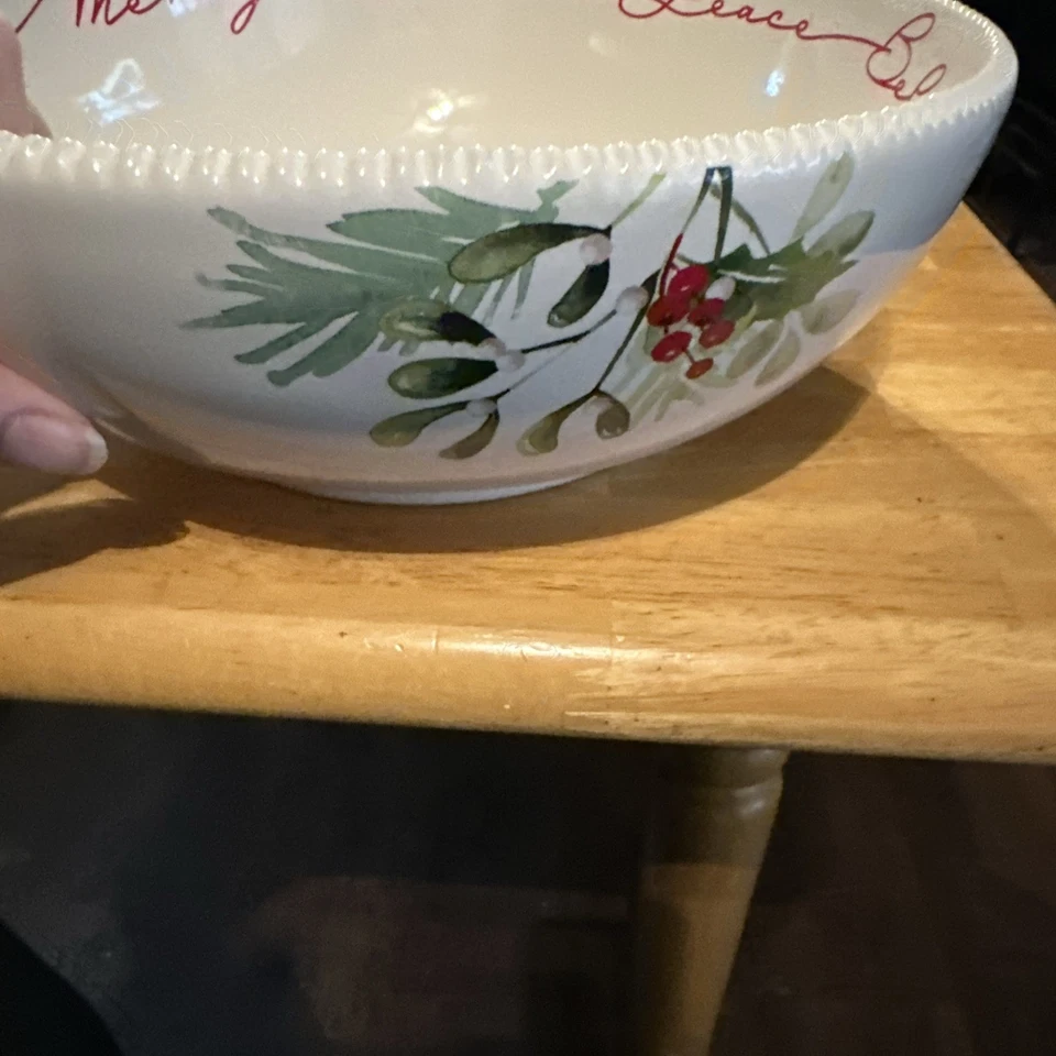 Juego de 2 artículos de piedra botánica de invierno Better Home and Garden son de 10,7 pulgadas de diámetro 4 pulgadas de alto Foto 3 de 4