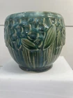 Drip Glaze Pottery Vase/Planter Green Blue- McCoy?