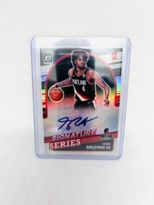2021 Panini Donruss Optic Signature Series Greg Brown III - Rookie Auto RC