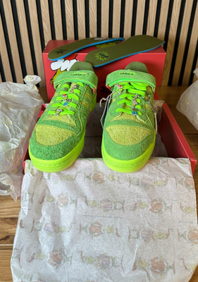 Adidas Forum Low x The Grinch HP6772 Gr. 42 2/3 Grün Rot Limited Edition Neu OVP