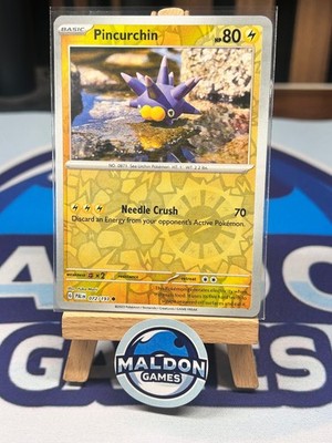 Pincurchin 072/193 Paldea Evolved Common NM 2023 Reverse Holo Yuka Morri