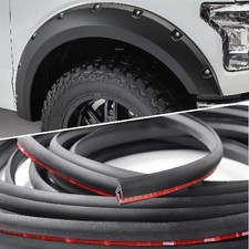 Fender Flares Edge Trim, EPDM Rubber Seal for Car and Truck Whee Size: 12 Feet