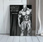 Motivational Quote RONNIE COLEMAN Bodybuilding Gym Poster