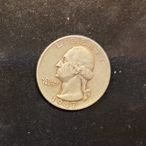 1947-S Washington 90% Silver Quarter circulated/ungraded. Free shipping