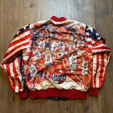 1992 Olympics Dream Team USA Basketball Chalk Line Jacket M Best Team Ever Made