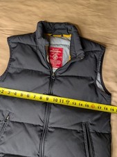 Black Union Bay Youth Large down filled puffer vest Genuine Handcrafted