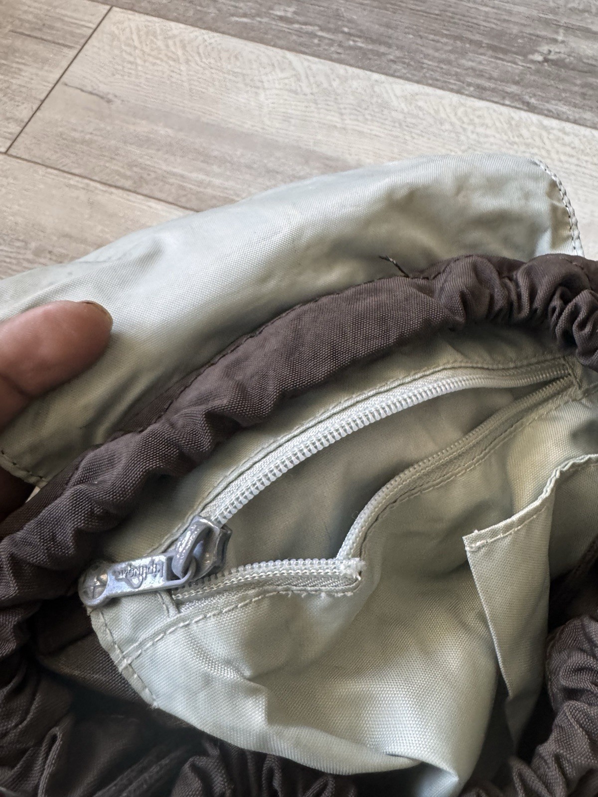 Kipling Brown Nylon Backpack Drawstring Flap Styl… - image 11