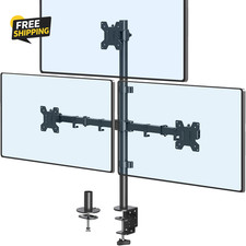 Triple Monitor Stand, Desk Mount for Three Screens up to 32 Inch, Monitor Arm