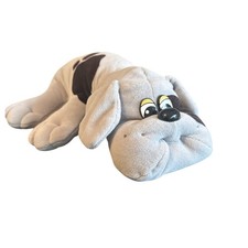 Pound Puppies Gray  Brown 1985 Tonka 18" Plush Stuffed Puppy Vintage Dog Animal