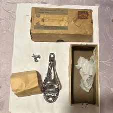 Coca-Cola Silver Wall Mount Bottle Opener Original in box
