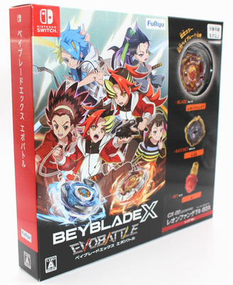Beyblade X EVOBATTLE Nintendo Switch with CX-00 Leonfang T4-60A
