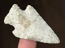 OUTSTANDING HARDIN POINT KANSAS ARROWHEAD AUTHENTIC INDIAN ARTIFACT BF