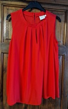 Asos Maternity Red Sleeveless Vest Top Size 14