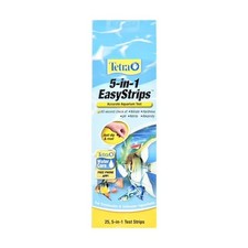Tetra EasyStrips 5-In-1 Aquarium Test Strips Water Testing Fresh Saltwater