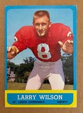 1963 Topps St. Louis Cardinals Larry Wilson Football ROOKIE Card #155