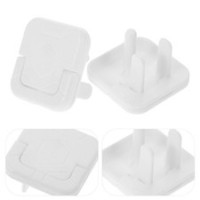 24Pcs Reusable Plastic Outlet Plug Covers Safe Socket Barrier White