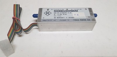 Rohde & Schwarz RSM Step Attenuator DC-26,5GHz 110dB 1W Option SMP-B15