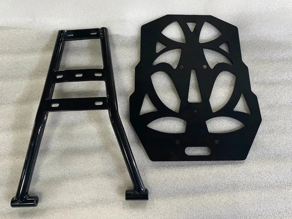 Soporte de equipaje superior negro para SUZUKI DRZ400S DRZ400SM 2000-2024 Foto 3 de 4