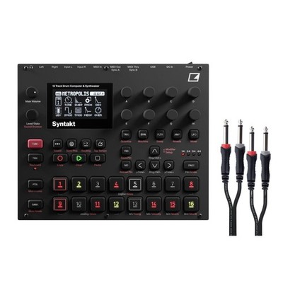 Elektron Syntakt incl. 1x Cordial EU 3 PP - Bundle Set * NEW *