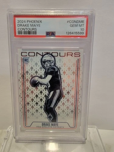 2024 Panini Phoenix - Contours Drake Maye #CON-DME (RC) PSA 10