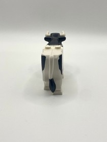 (L-1) LEGO 1x 64452pb02 Cow Black White Spotted with Horns from set 7637