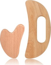 Wood Body Gua Sha Massage Tool, Lymphatic Drainage Sculpting