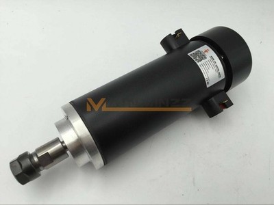 ER11 Spindle Motor Air-Cooled D52mm DC12-52V & Mount Bracket CNC Router 450W #ea