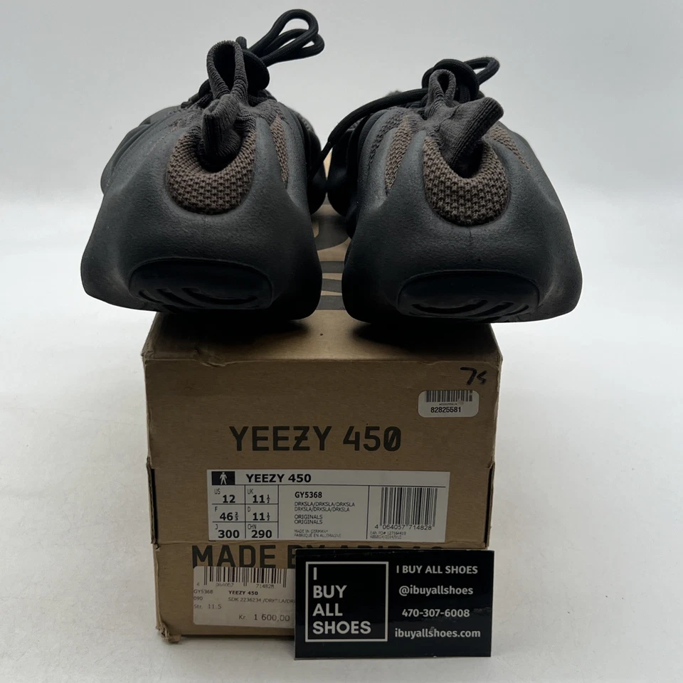 Size 12 - adidas Yeezy 450 Dark Slate - (GY5368) - Image 3 of 4