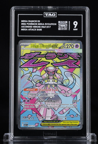 Mega Diancie ex graded TAG 9 for sale on eBay