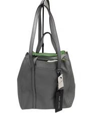 MARC JACOBS Tote Bag Leather GRY Solid