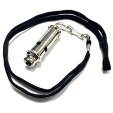 Sports Scout Whistle Metal Cylinder Tube Camping Survival Emergency Pet Training
