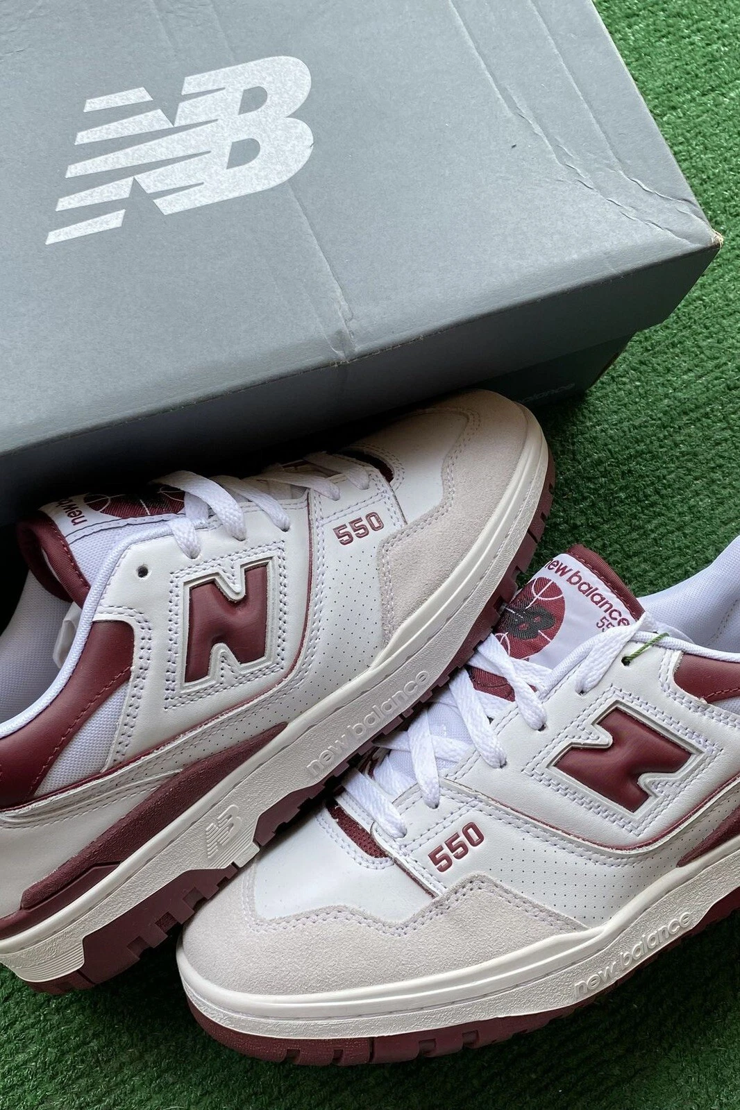 Taglia 9 5 New Balance 550 Borgogna