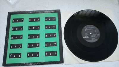LP 12'' VINYL - ROMEO VOID SAY 1981 33 Runden;VINTAGE VINYL RECORD