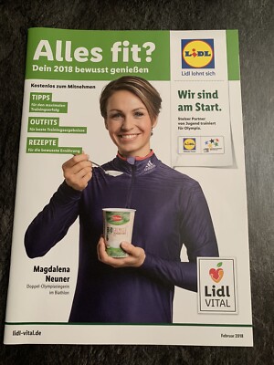  Alles fit?  - Magdalena Neuner Lidl Werbeheft
